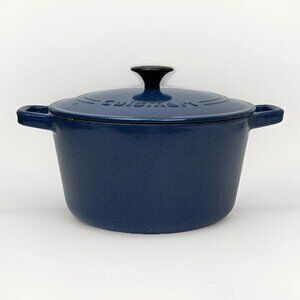 Cuisinart CL630-20 Blue Enameled Cast Iron Dutch Oven w/ Lid 3Qt 🍲